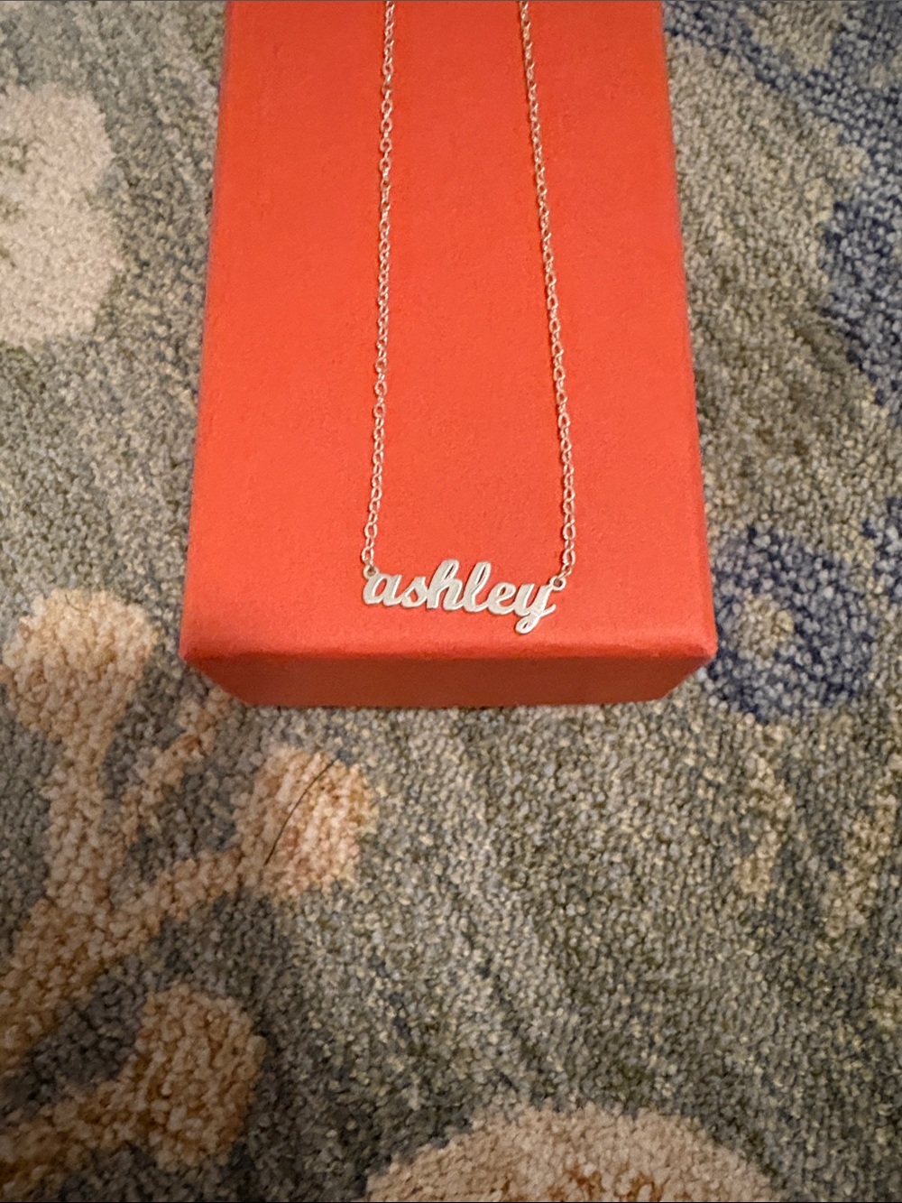 Ashley Personalized Script Name Necklace in Sterling Silver